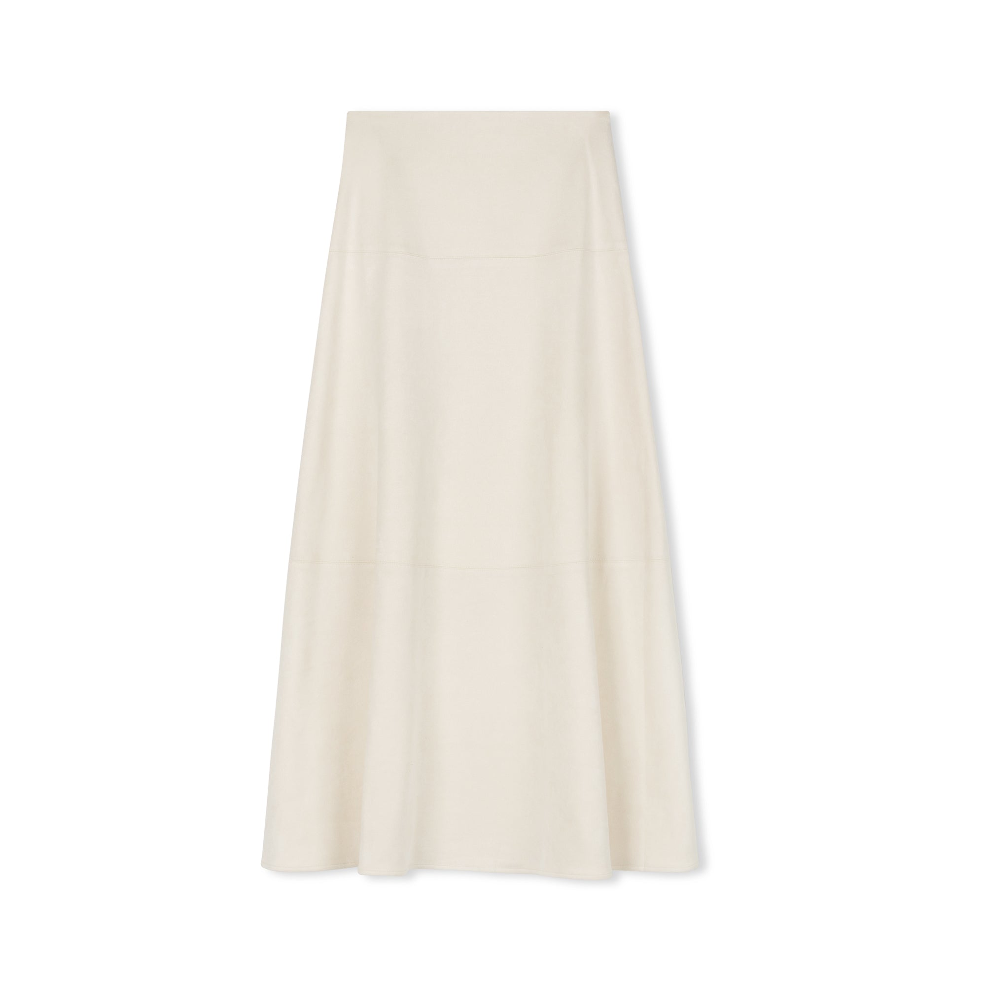 Suede Circle Maxi | Ivory