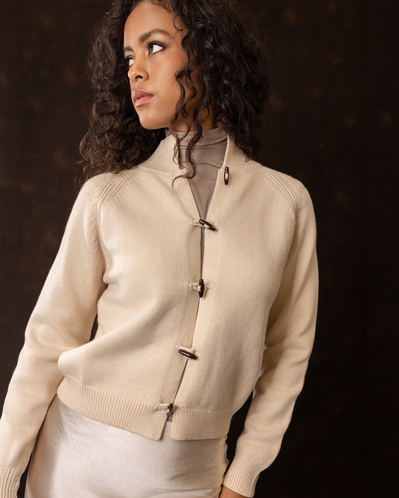 Toggle Sweater | Cream