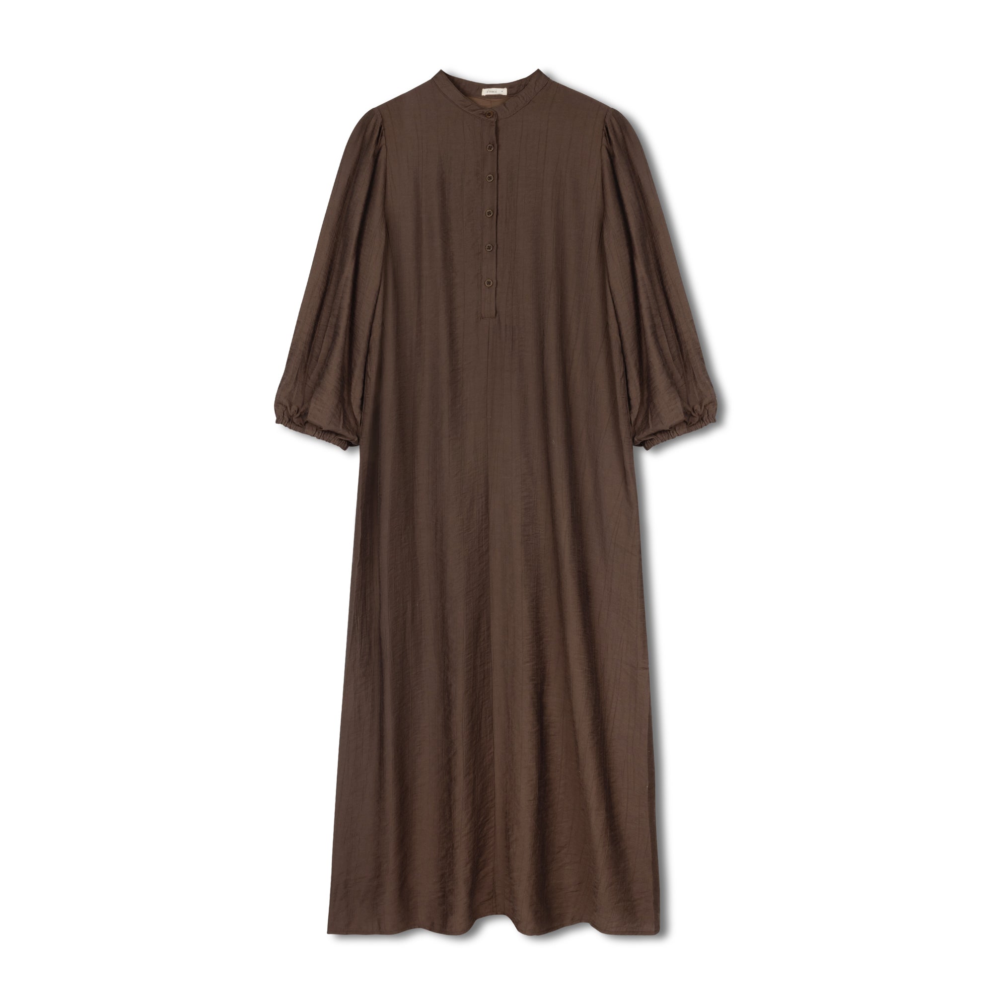 Crinkle Dress | Brown