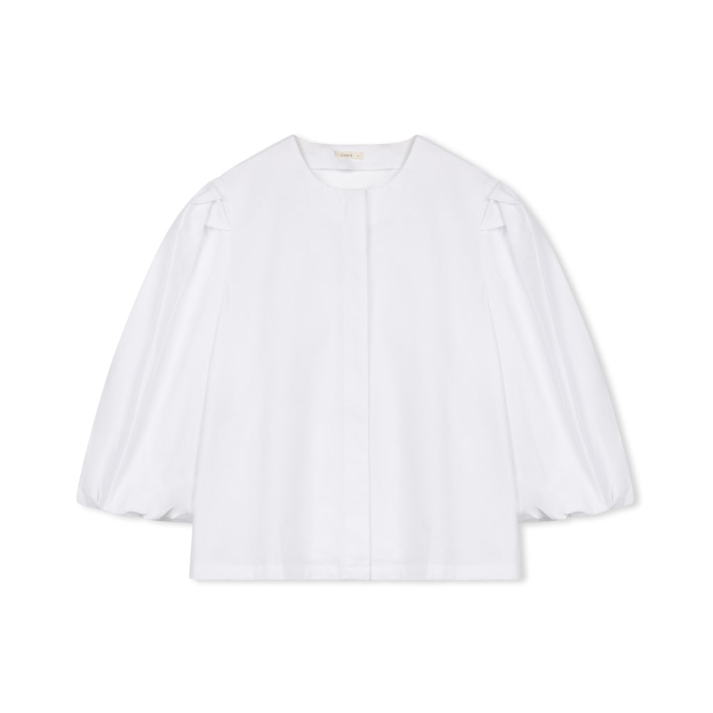 Puff Sleeve Blouse | White