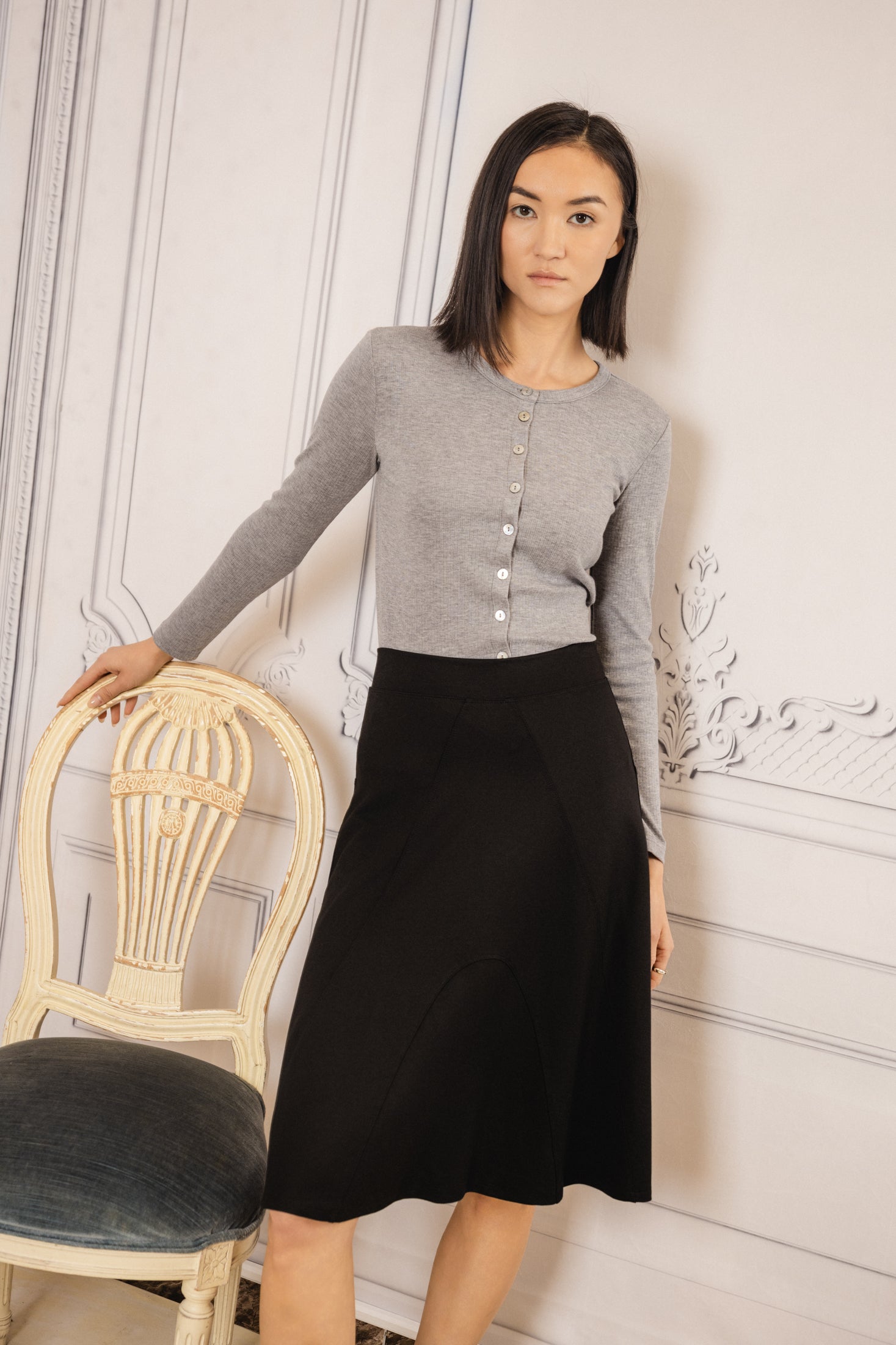 T-shirt Cardi | Gray