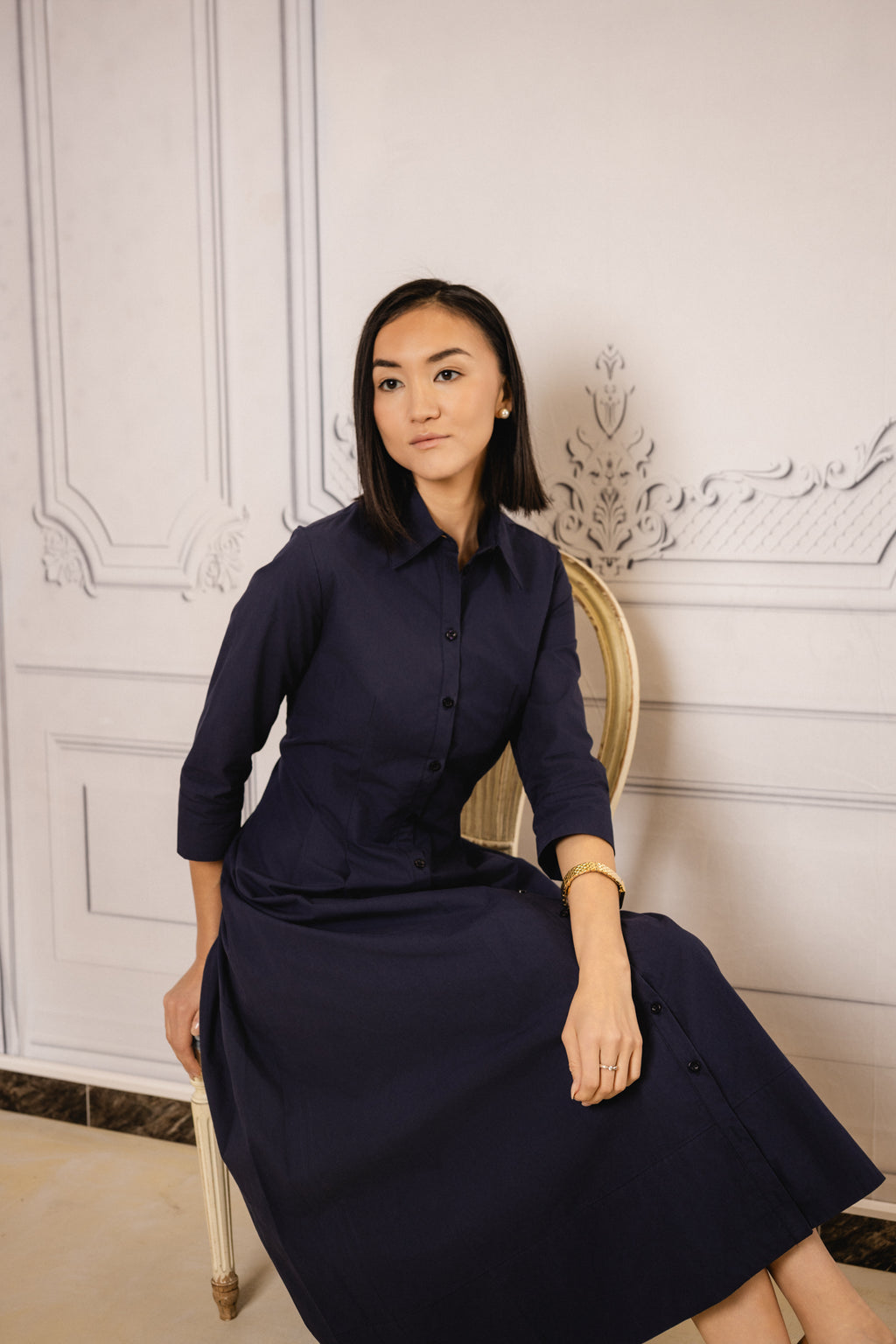 Day Dress | Navy