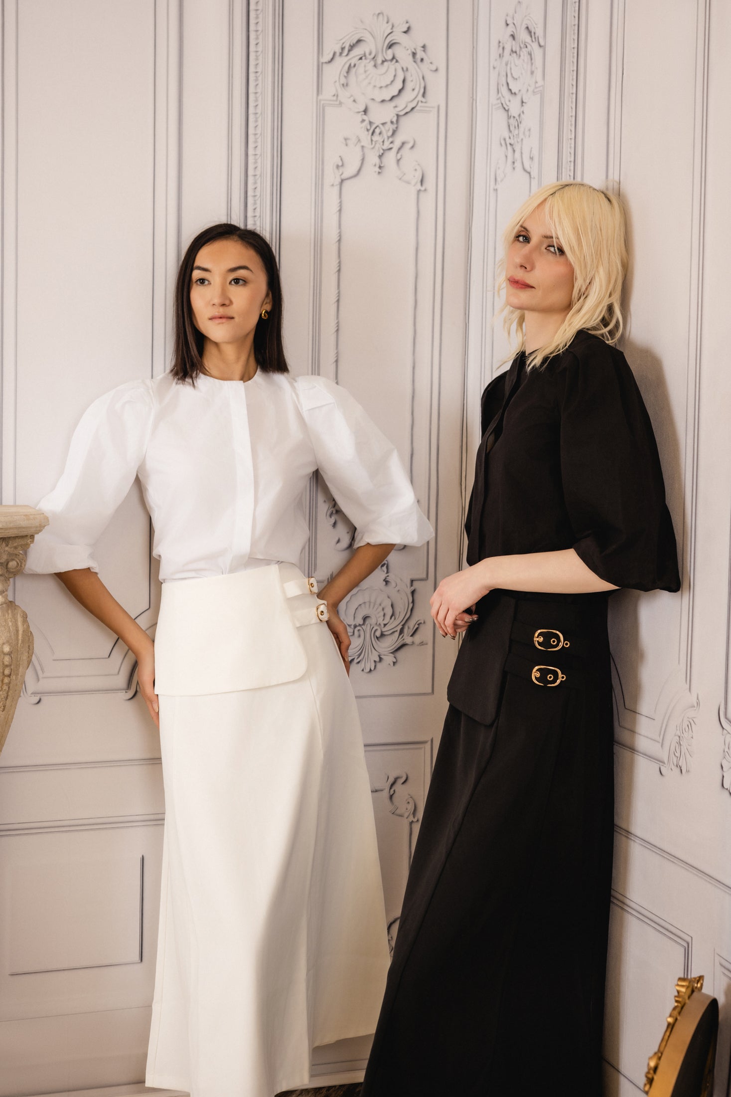 Avril Maxi Skirt | White