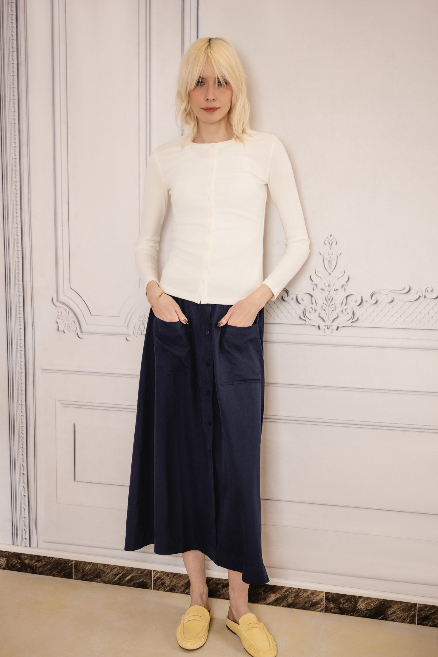 T-shirt Cardi | White