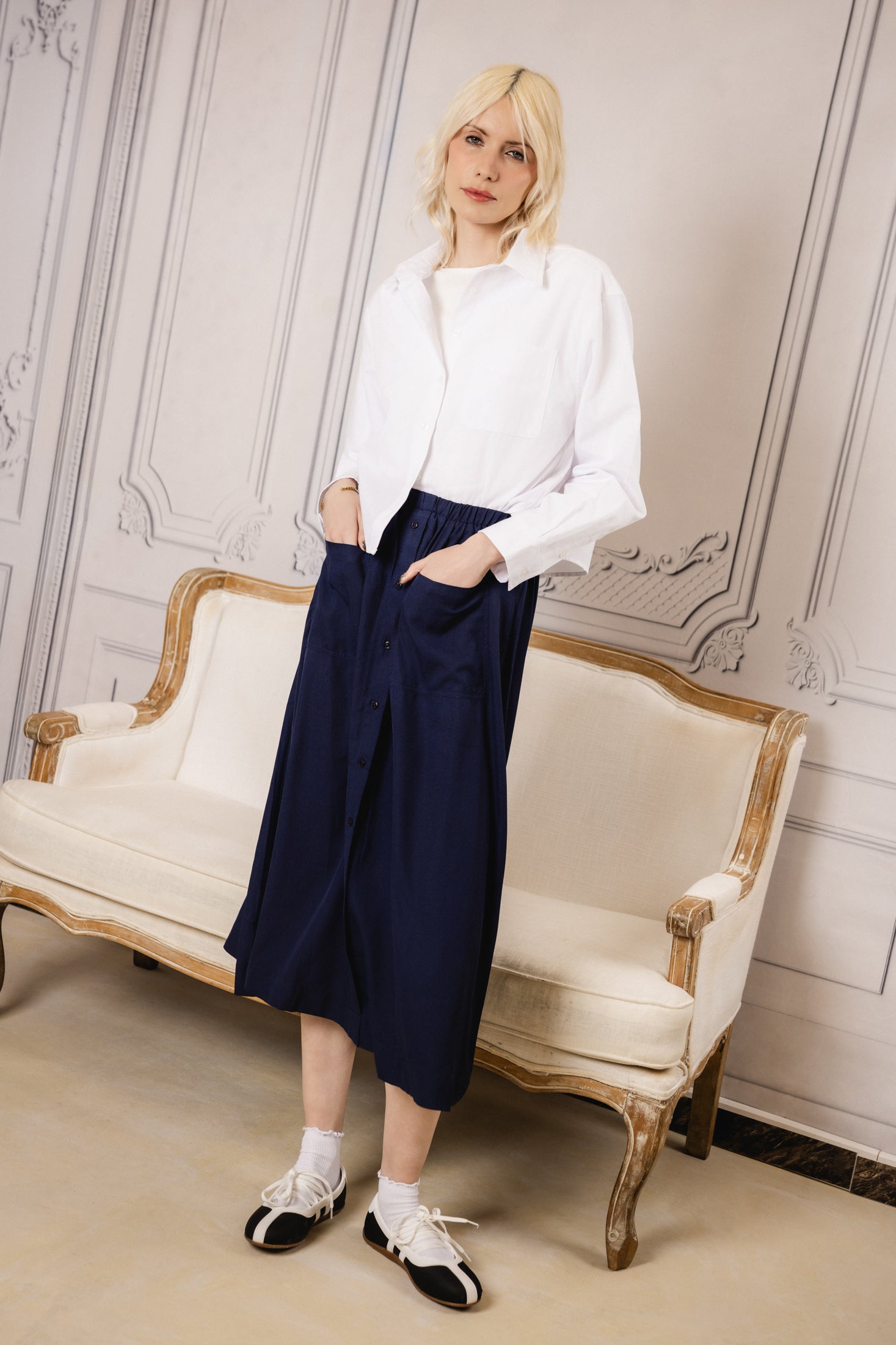 Boxy Oversized Shirt | White