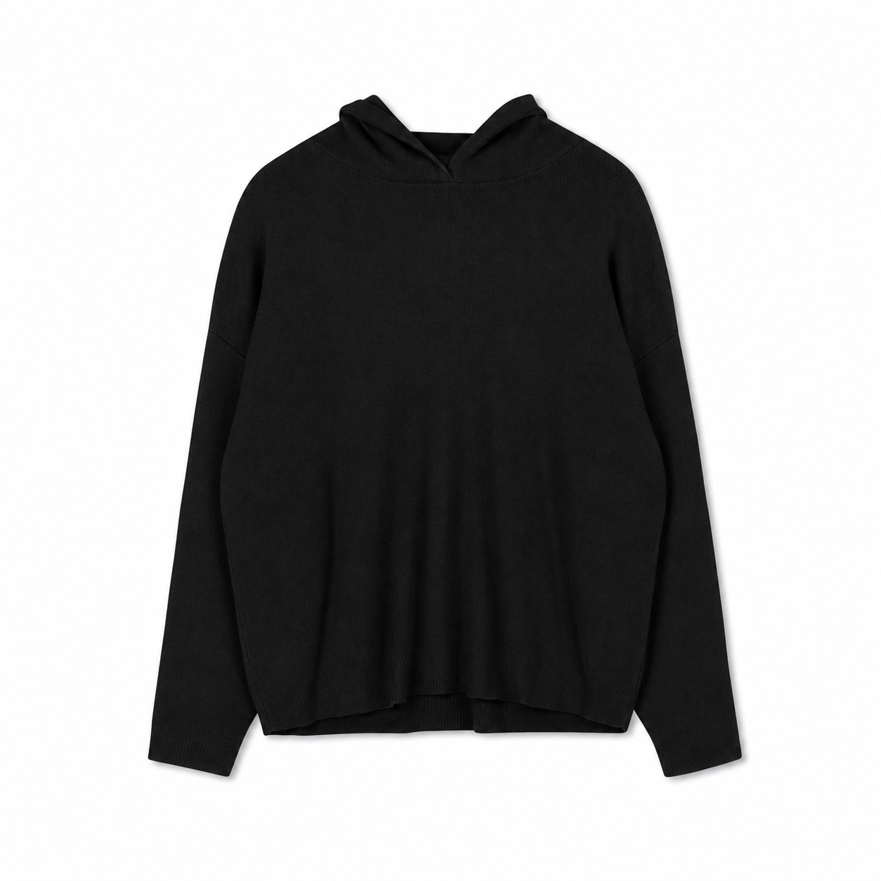 Hoodie Knit Set | Black (Must be purchased as same size set)