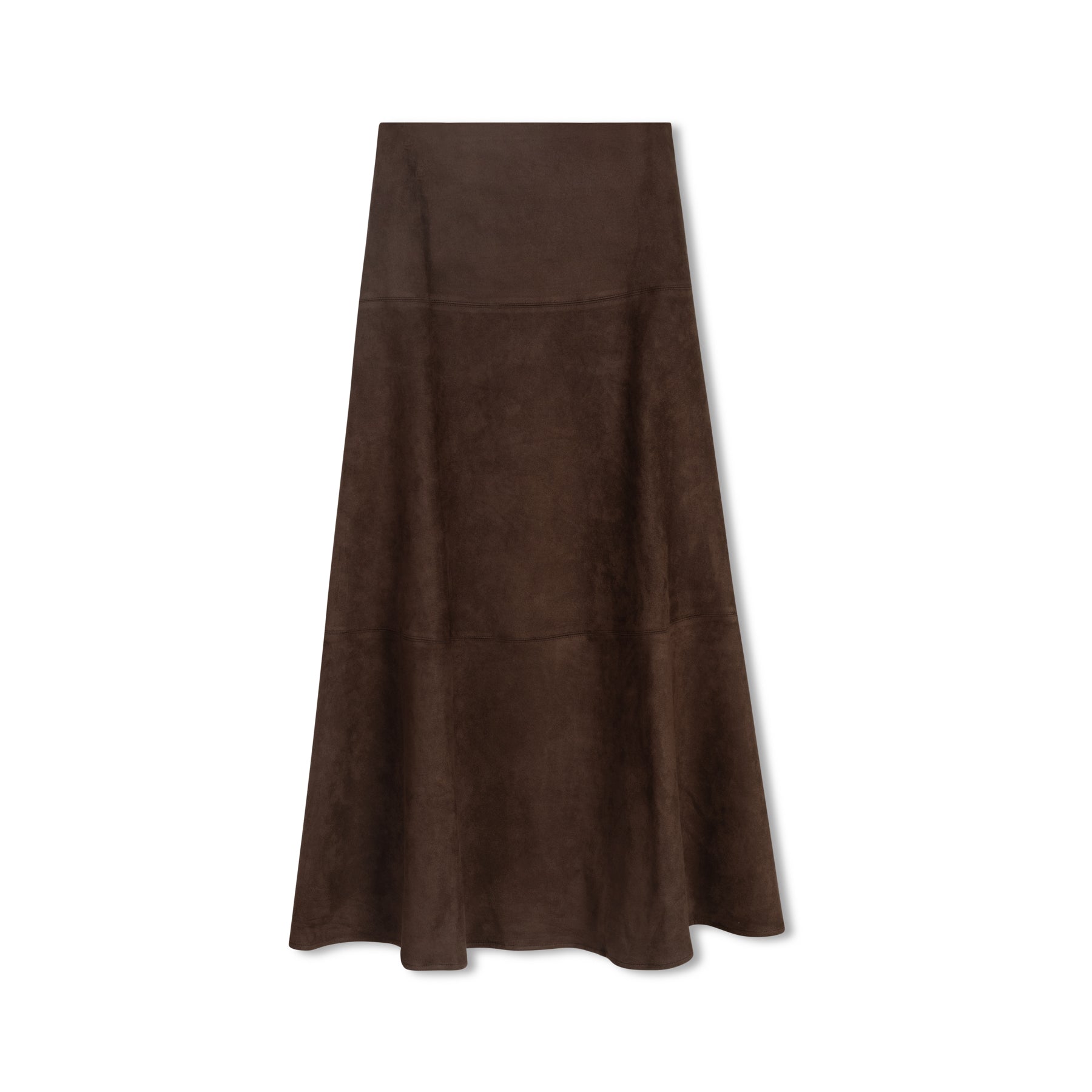 Suede Circle Maxi | Brown