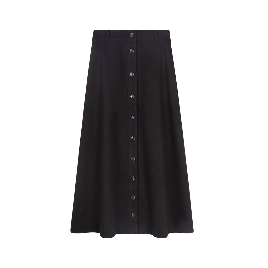 Button-Down skirt | Black