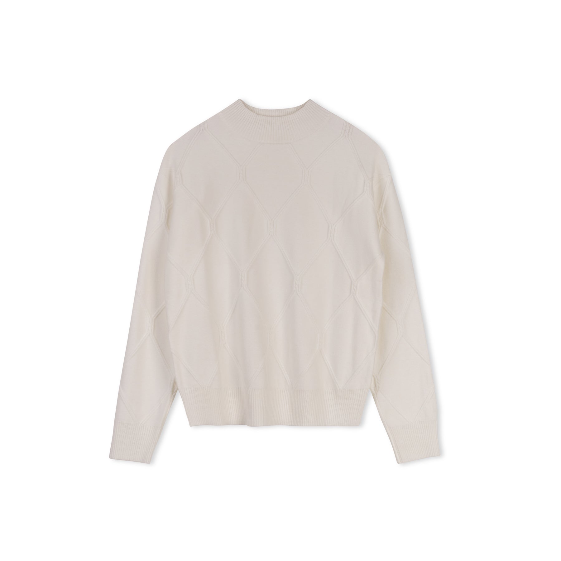 Diamond Sweater | White