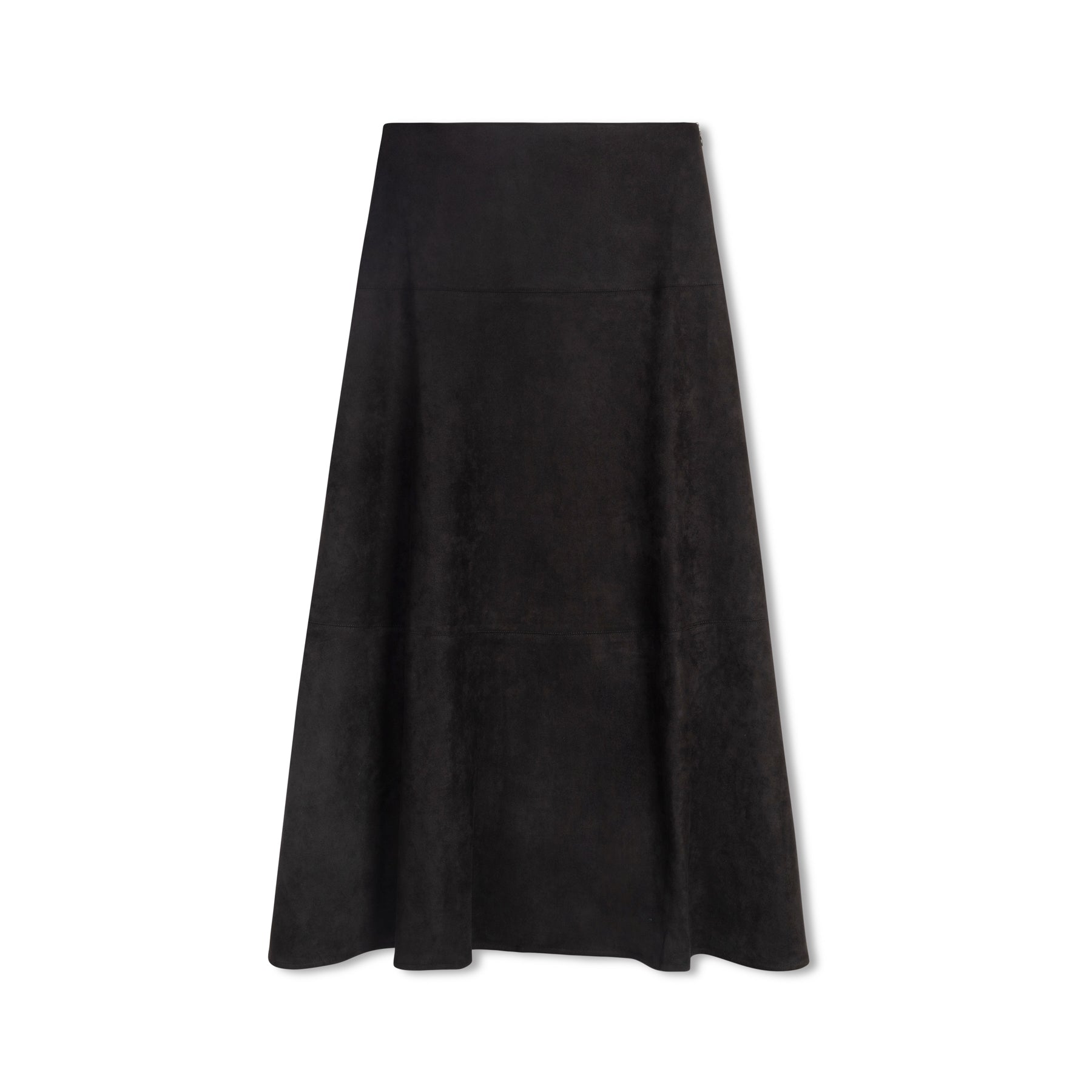 Suede Circle Maxi | Black