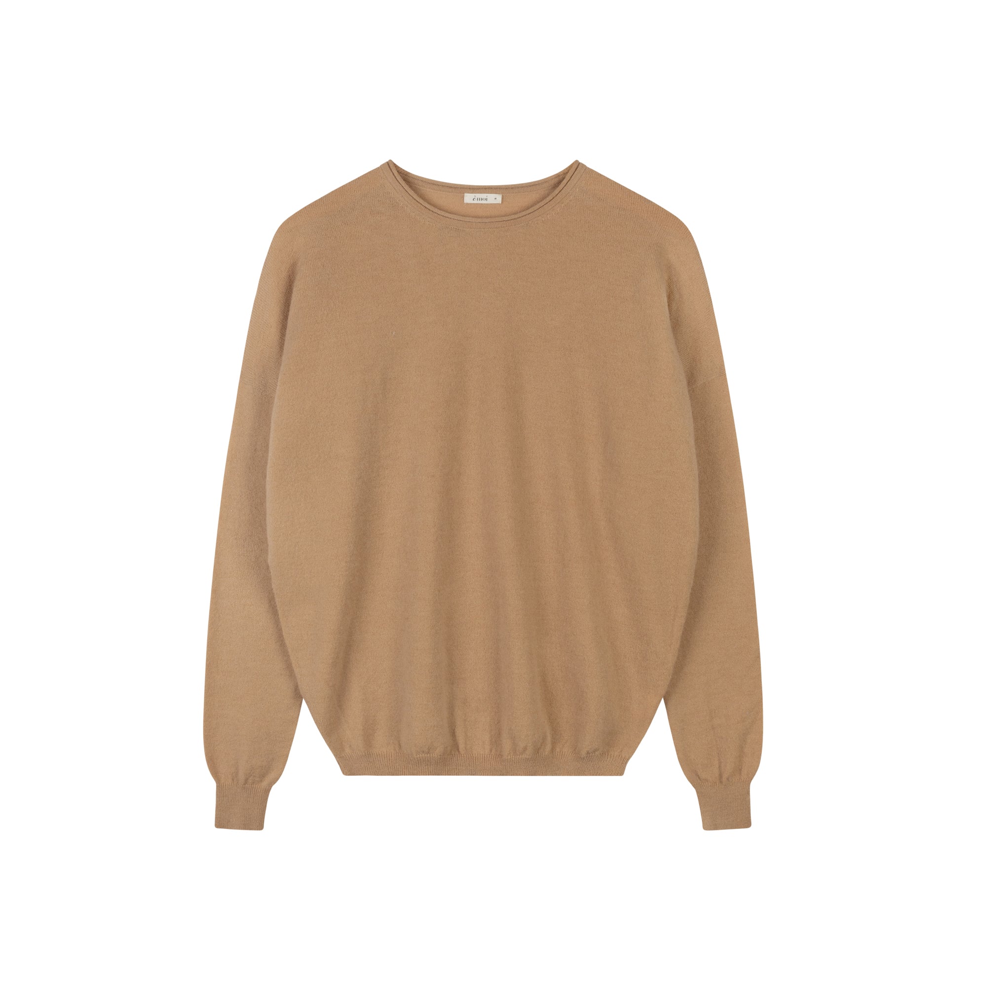 Woolly Crewneck Sweater | Tan