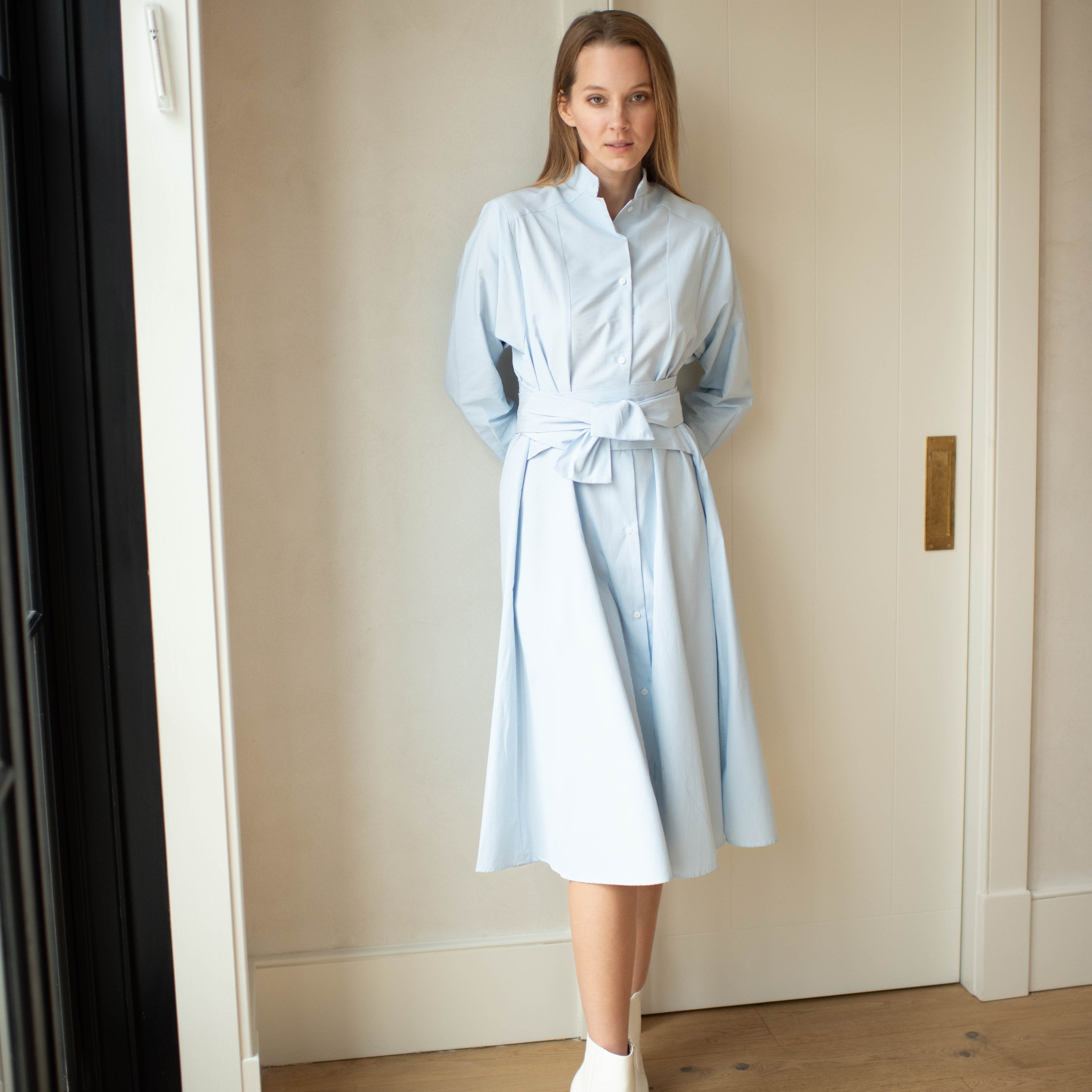 La Ville Dress| Soft Blue [Final Sale]