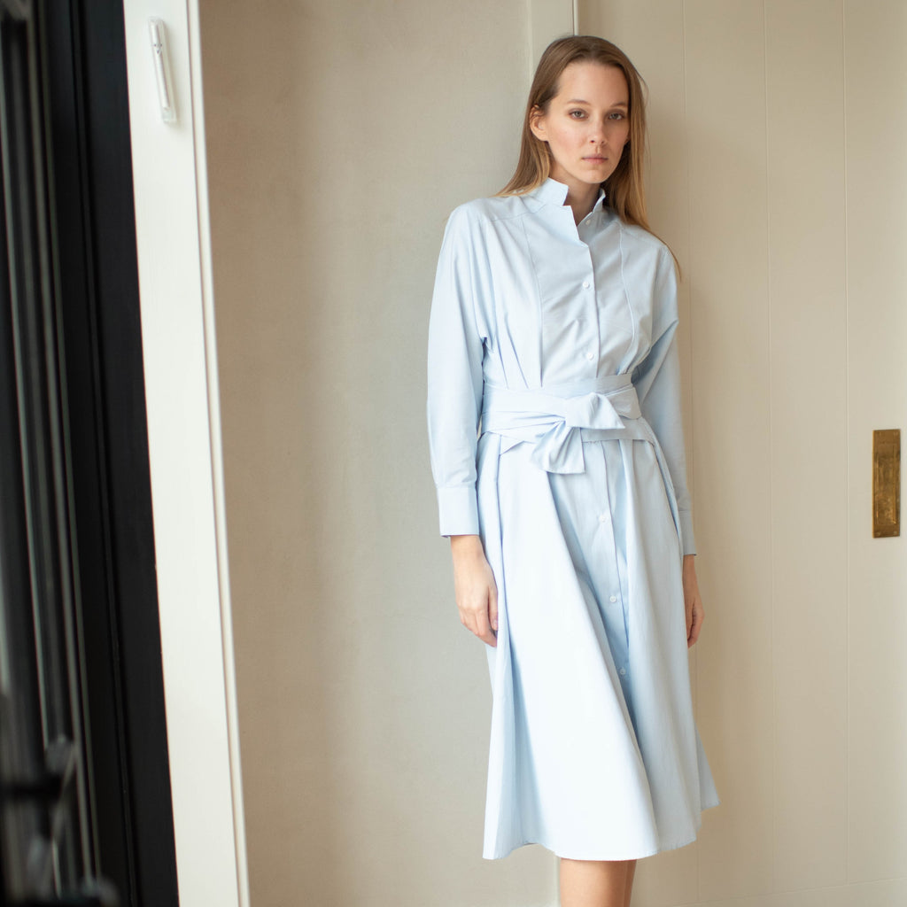 La Ville Dress| Soft Blue [Final Sale]