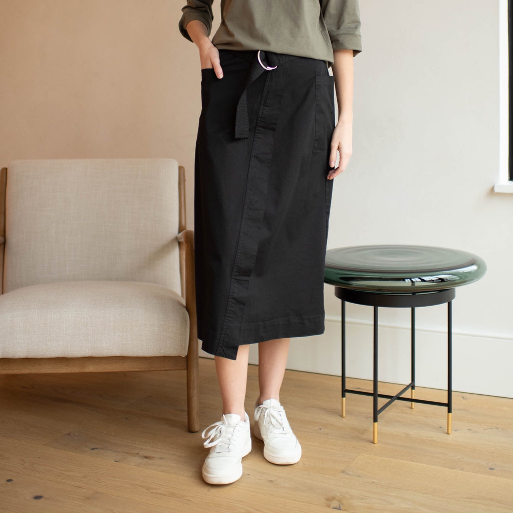 Ana Utility Skirt | Black