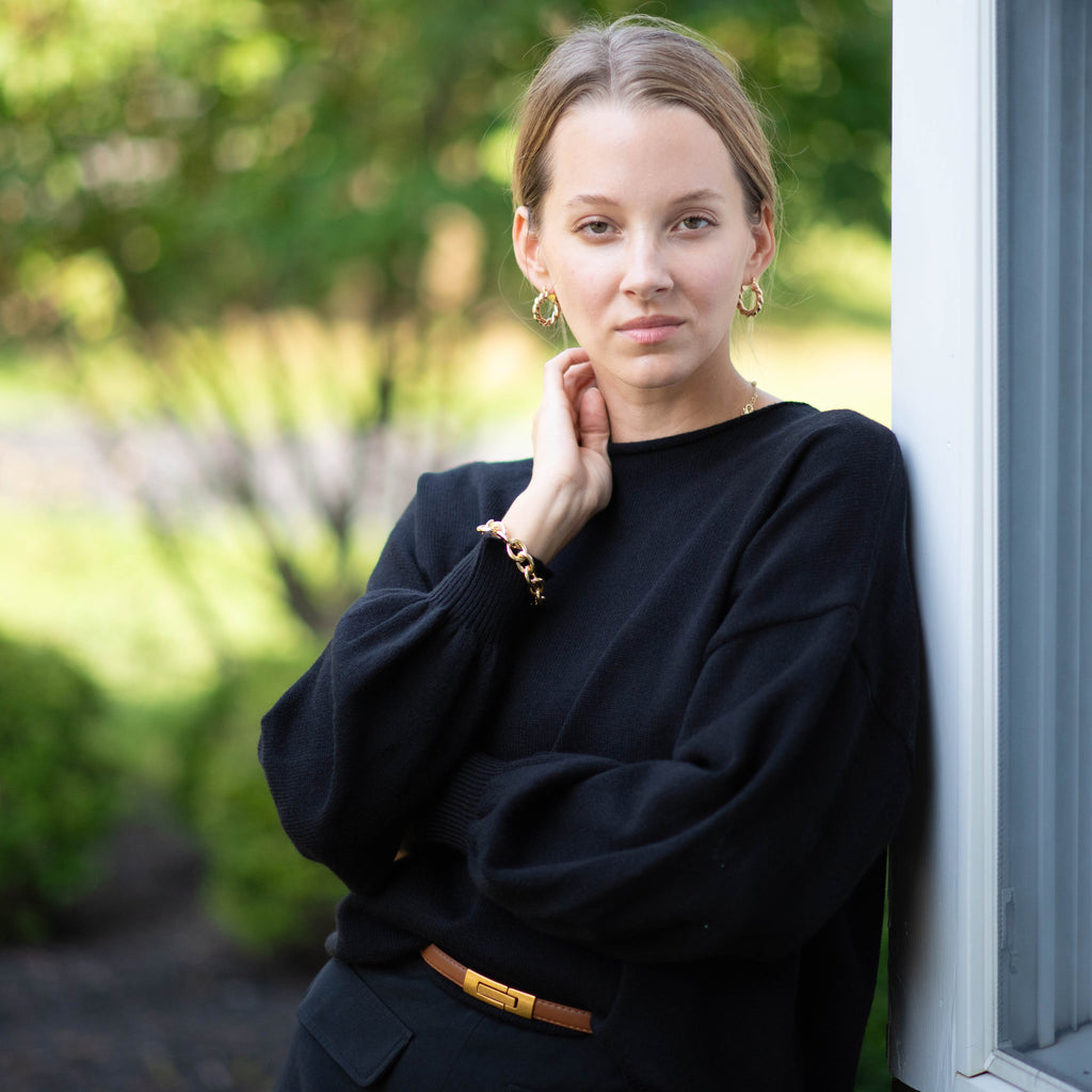 Comfy Oversized Sweater | Black