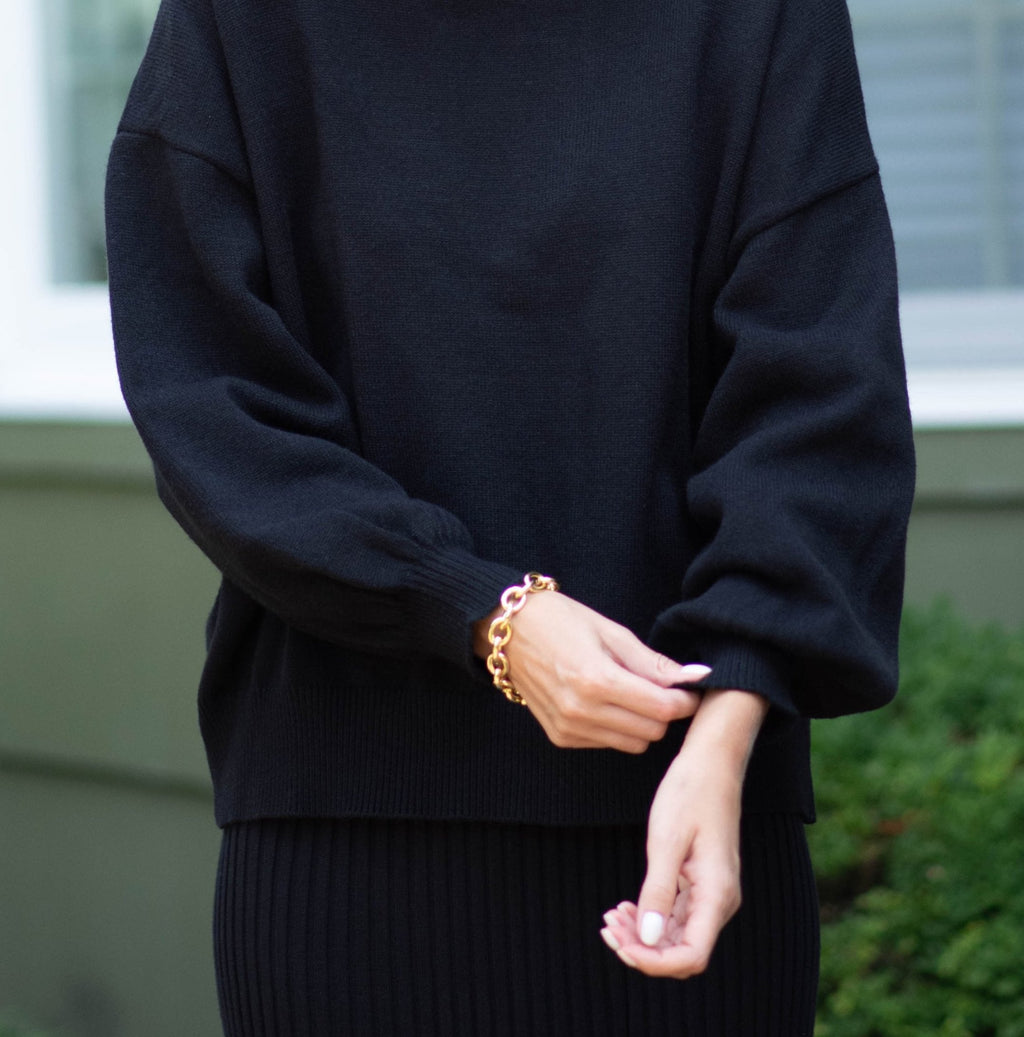 Comfy Oversized Sweater | Black