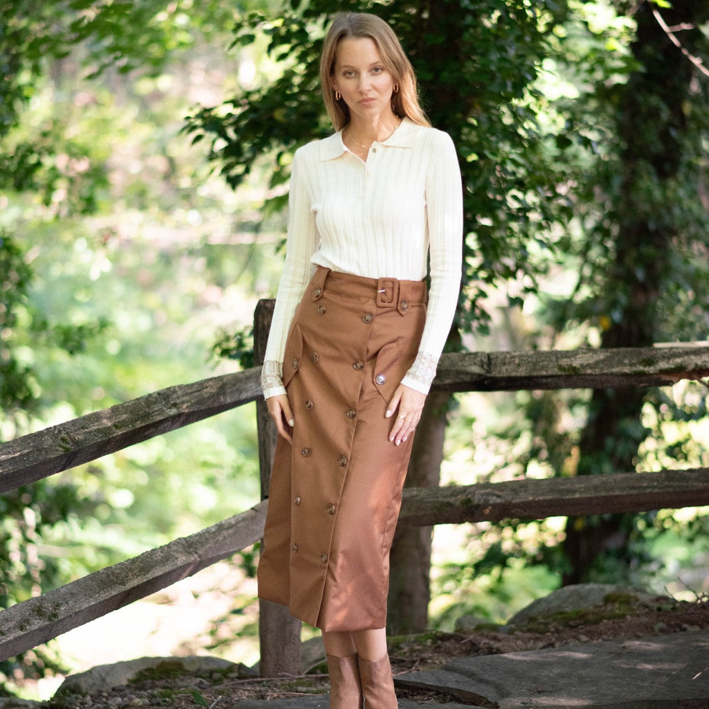 Cargo Skirt | Brown