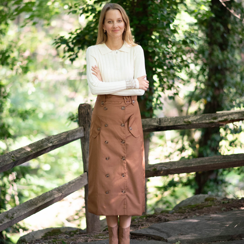 Cargo Skirt | Brown