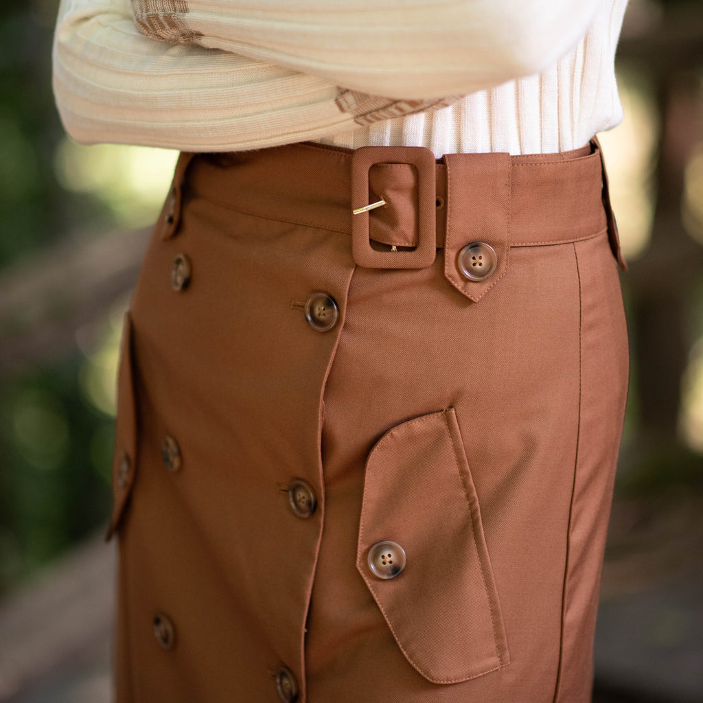 Cargo Skirt | Brown