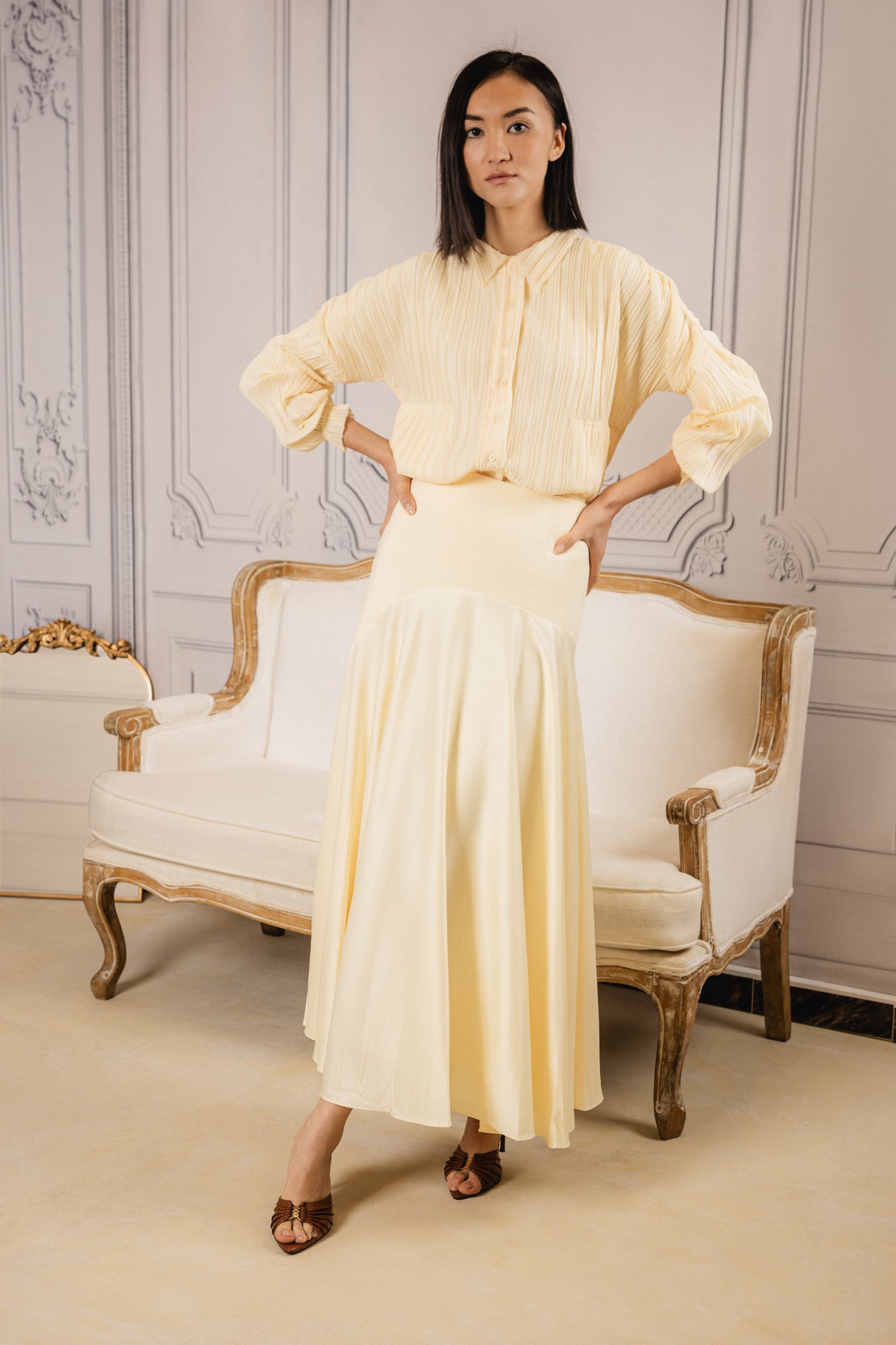 Cherie Skirt | Cream