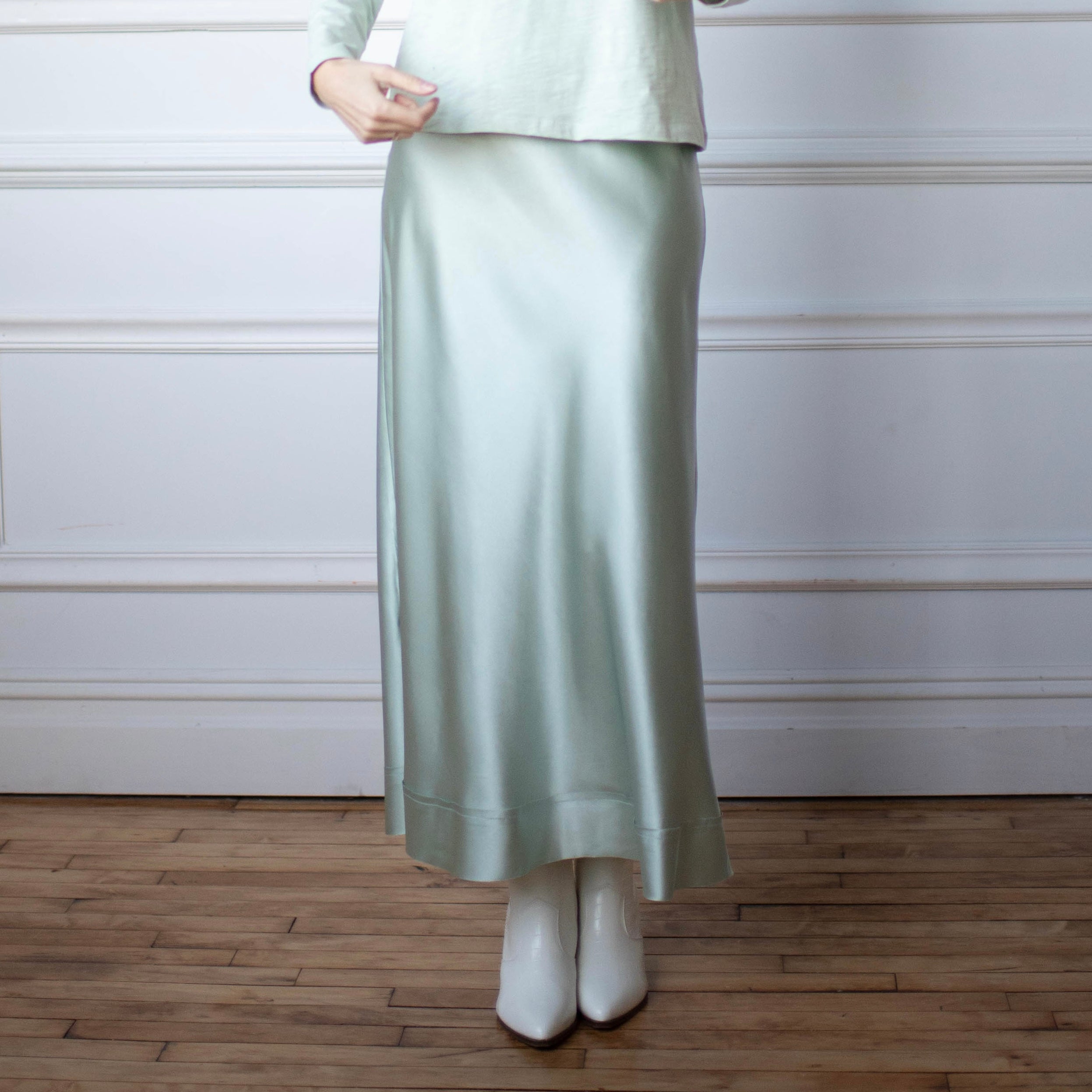 Slip Skirt | Mint [Final Sale]