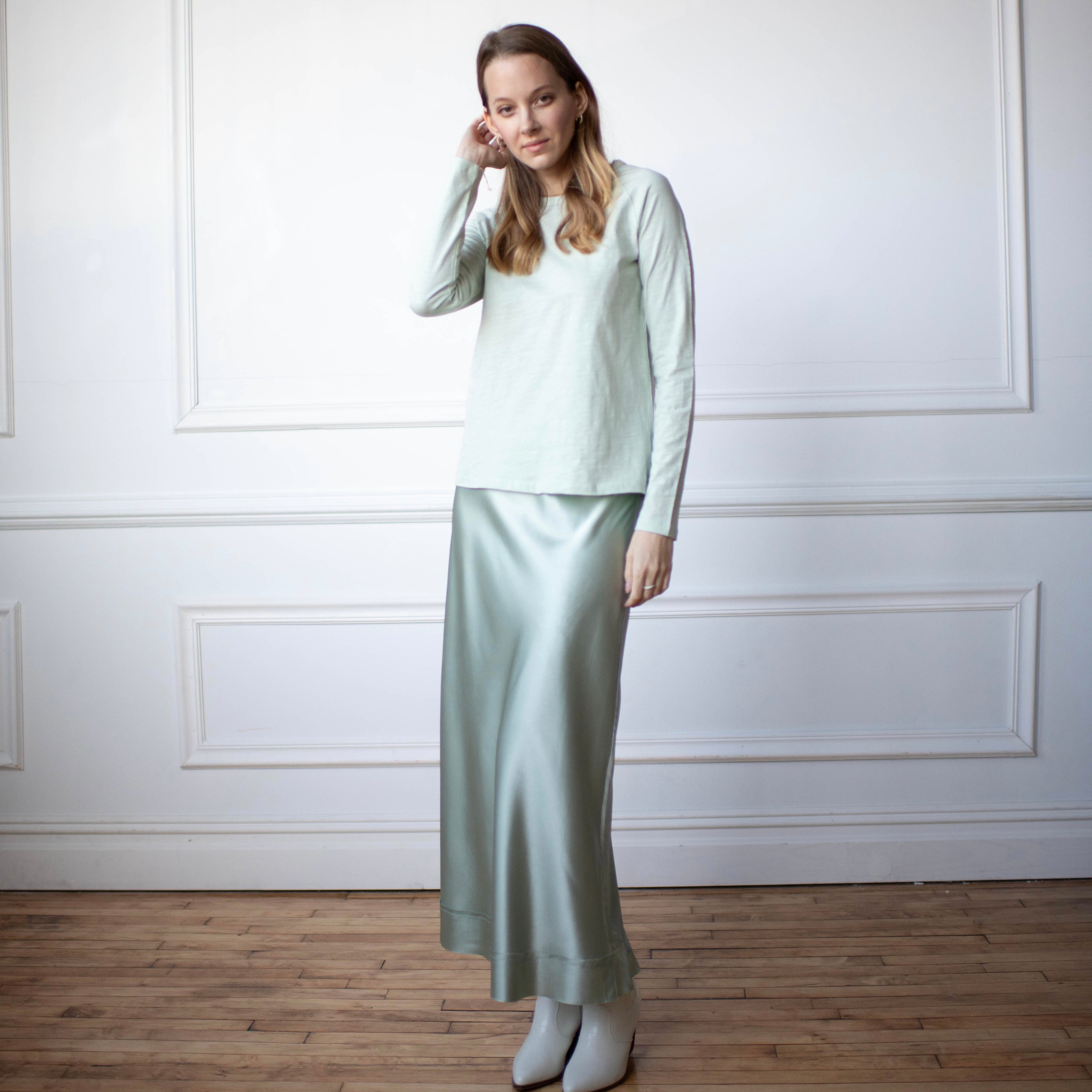 Slip Skirt | Mint [Final Sale]
