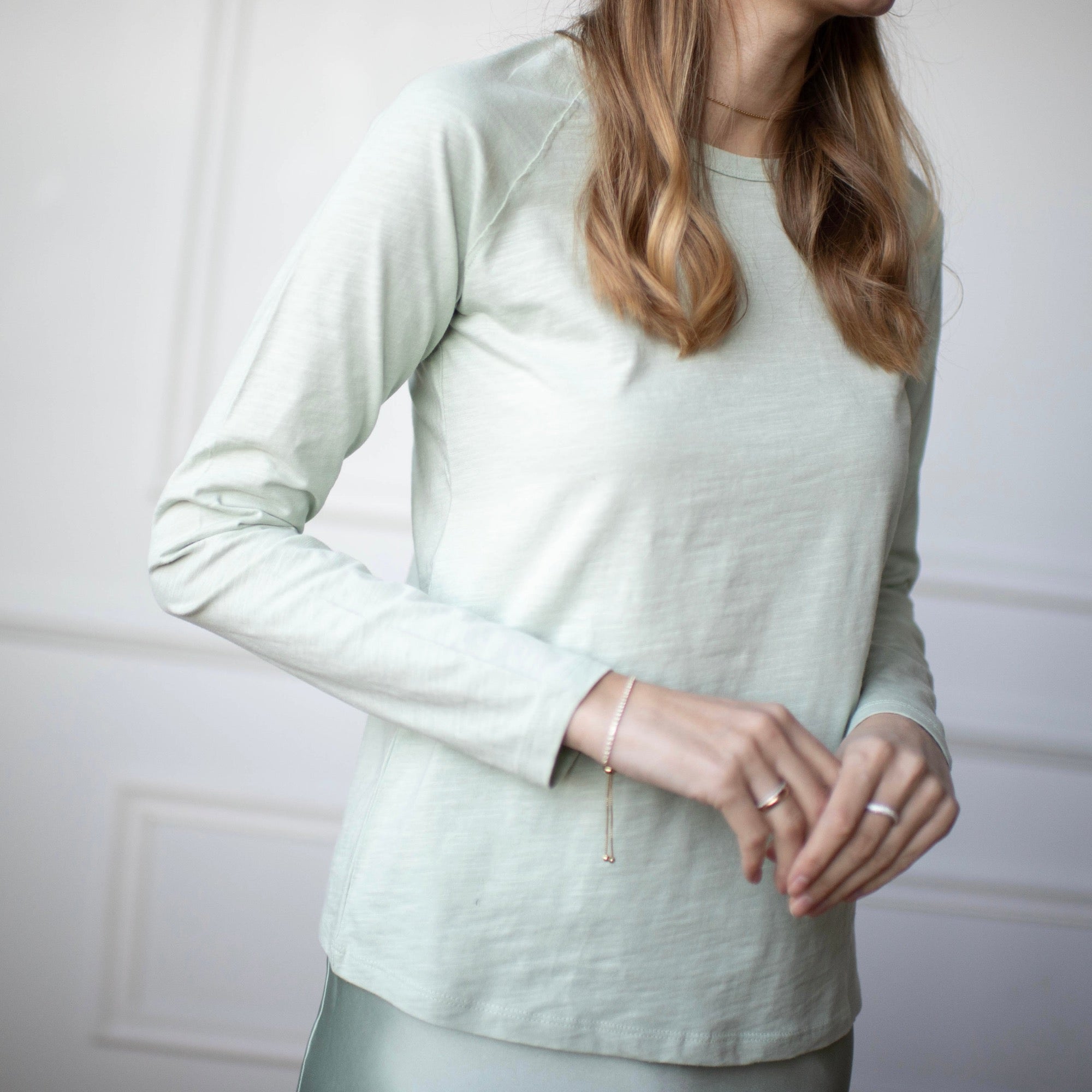 Basic Crewneck Tee | Mint (Final Sale)