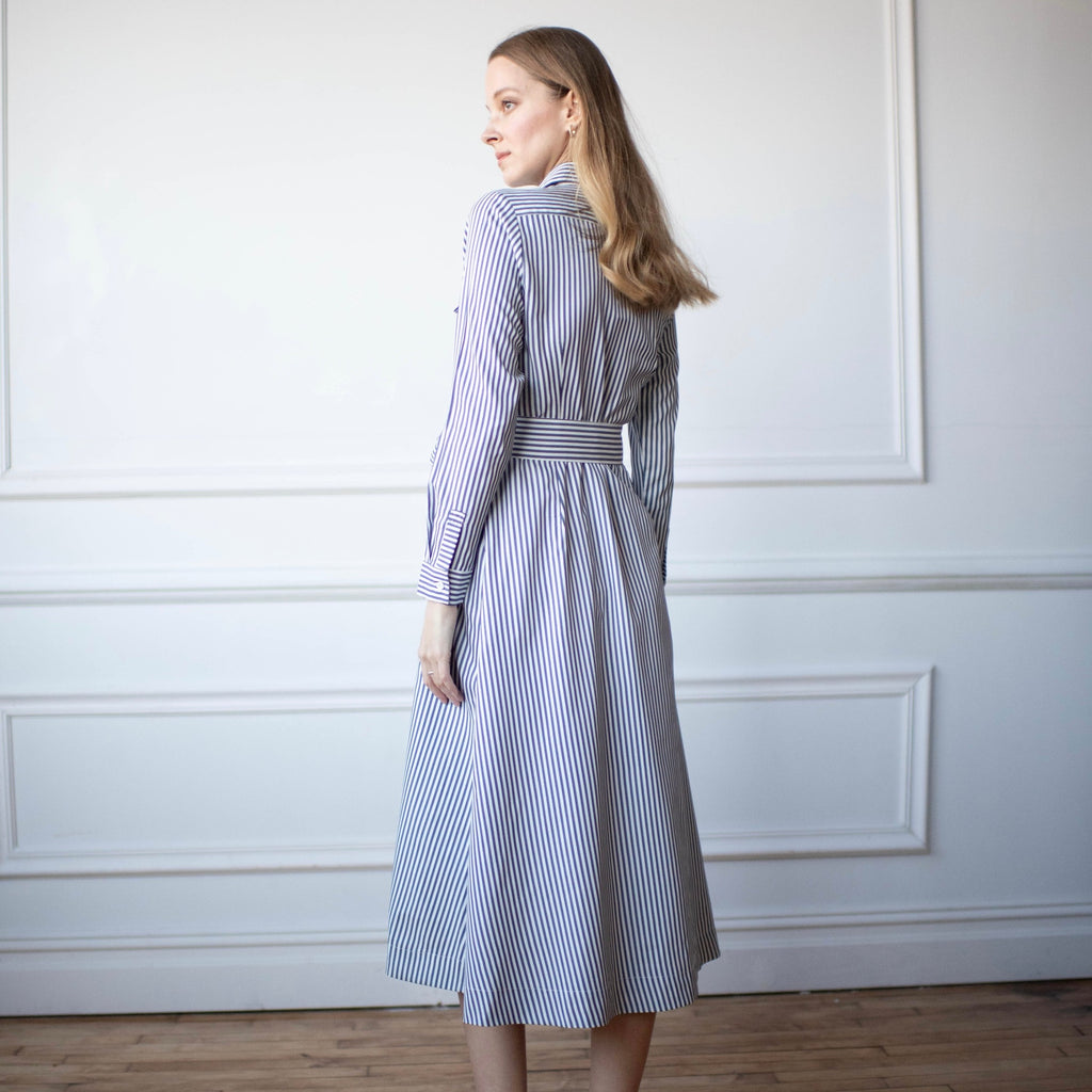 Chérie Pinstripe Dress [Final Sale]
