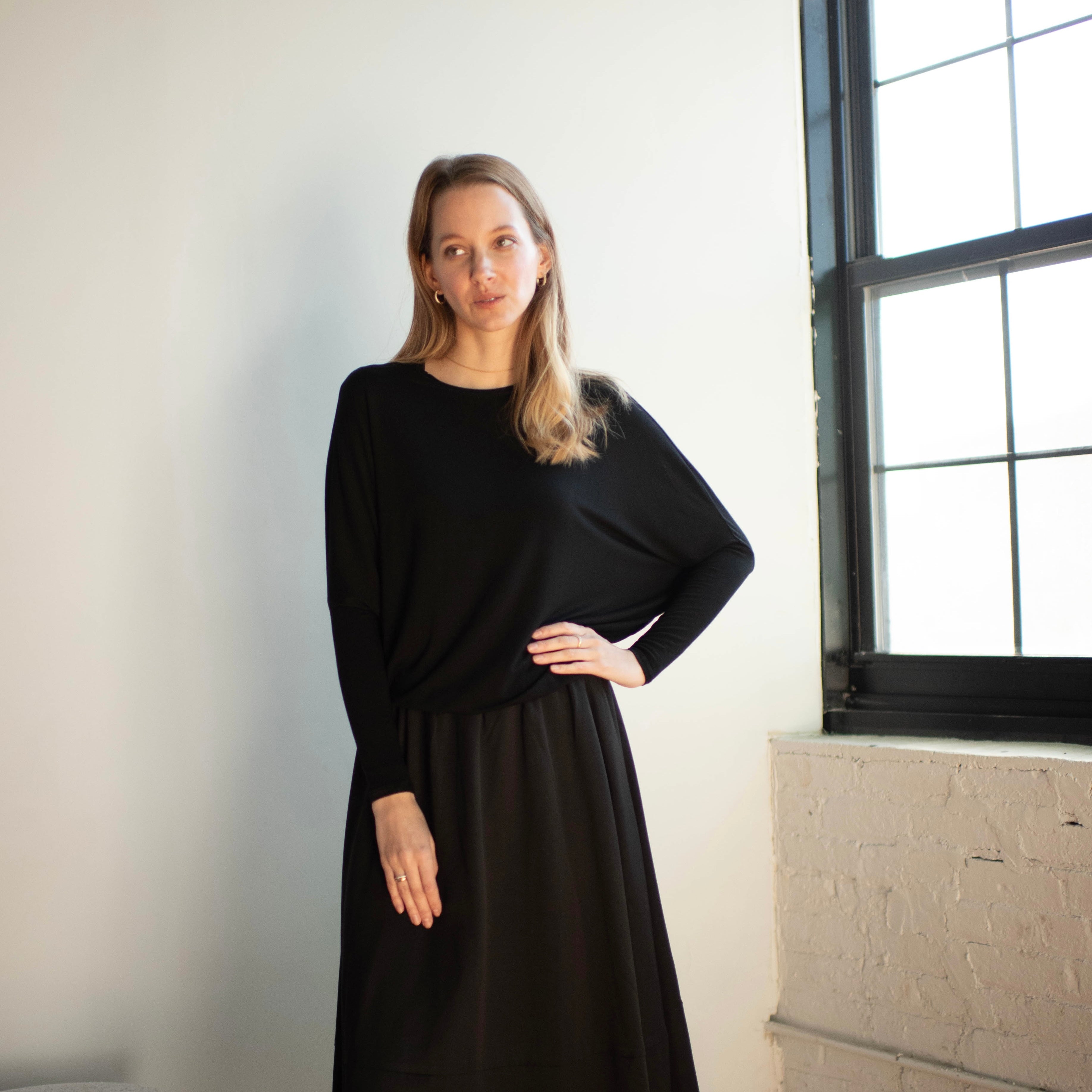 Dolman Tee | Black – C'Moi