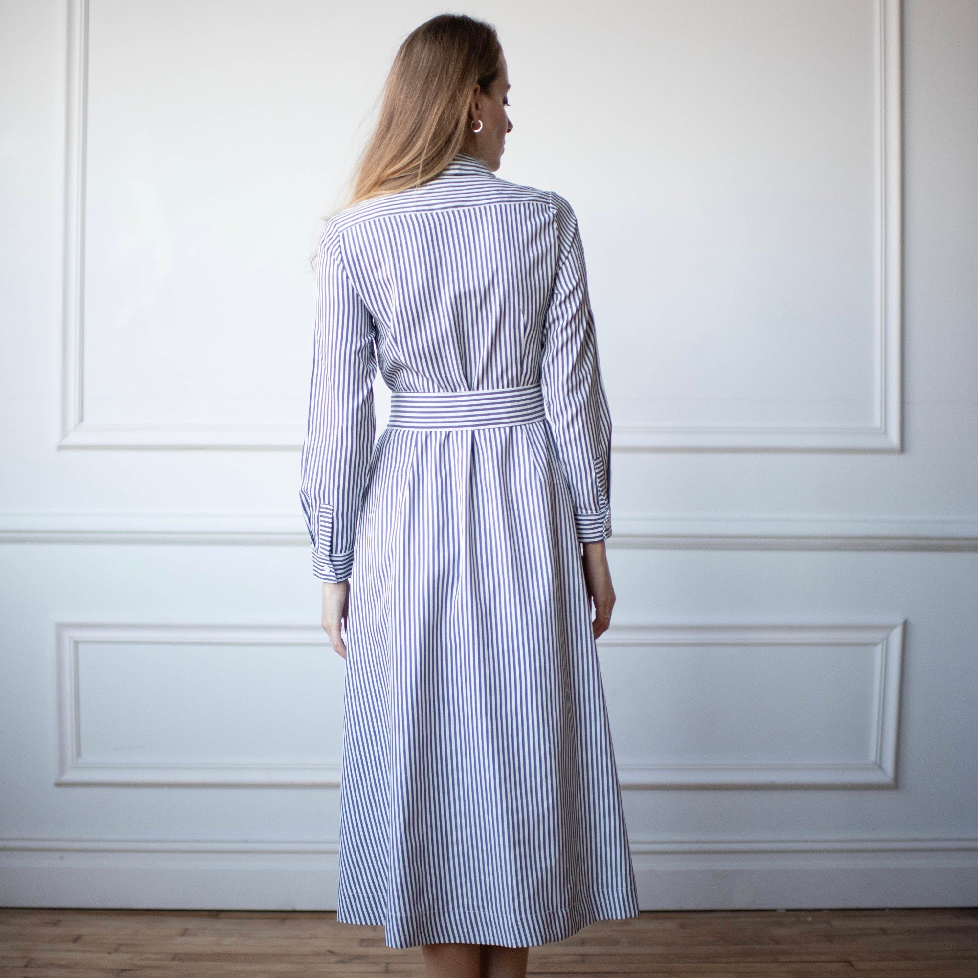 Chérie Pinstripe Dress [Final Sale]
