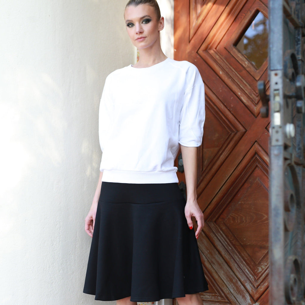 Drop Waist Skirt | Black