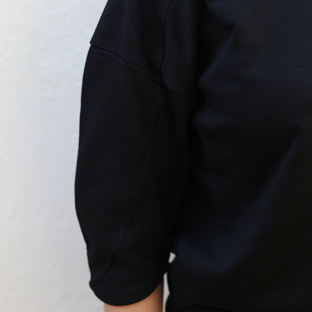 Tulip Crewneck | Black [Final Sale]