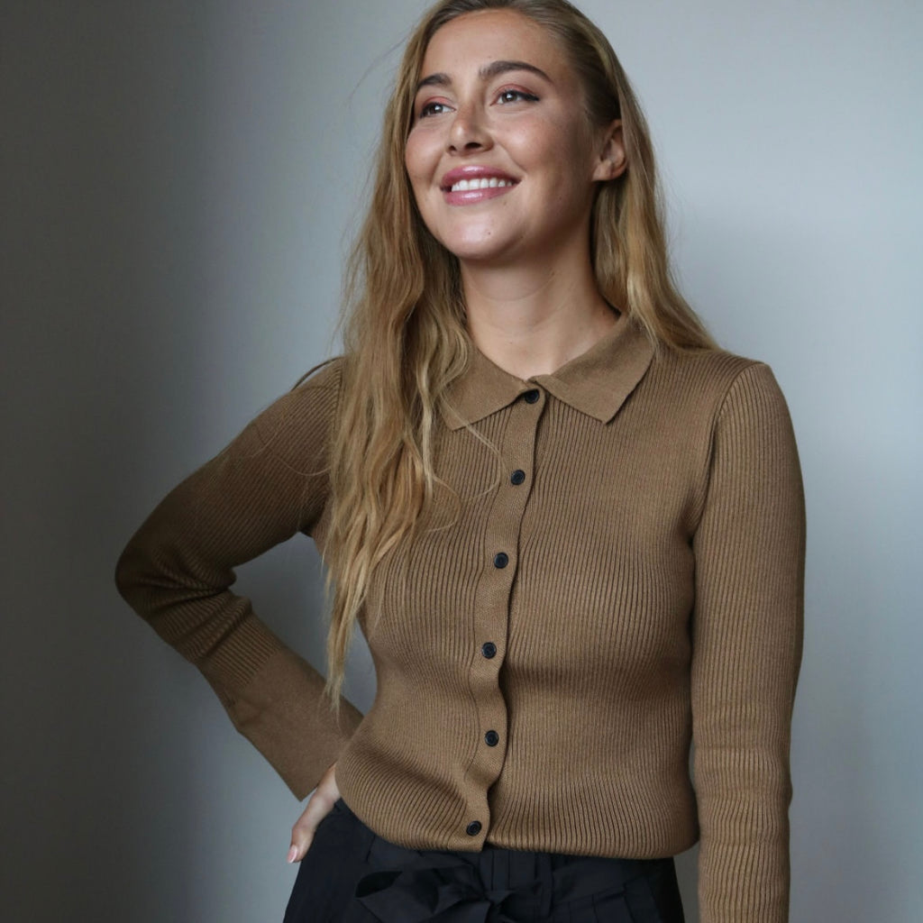 Belle Sweater | Caramel  [Final Sale]