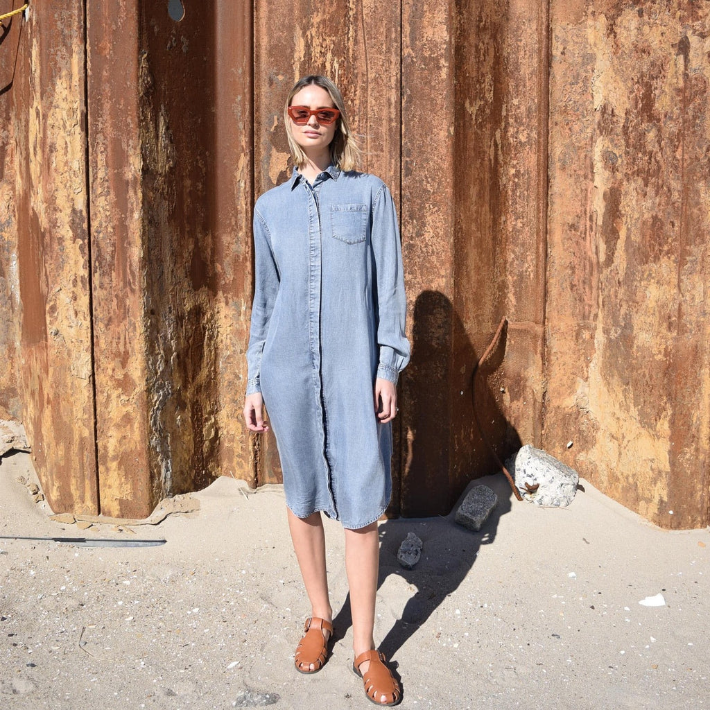 Denim Shirt Dress [Final Sale]