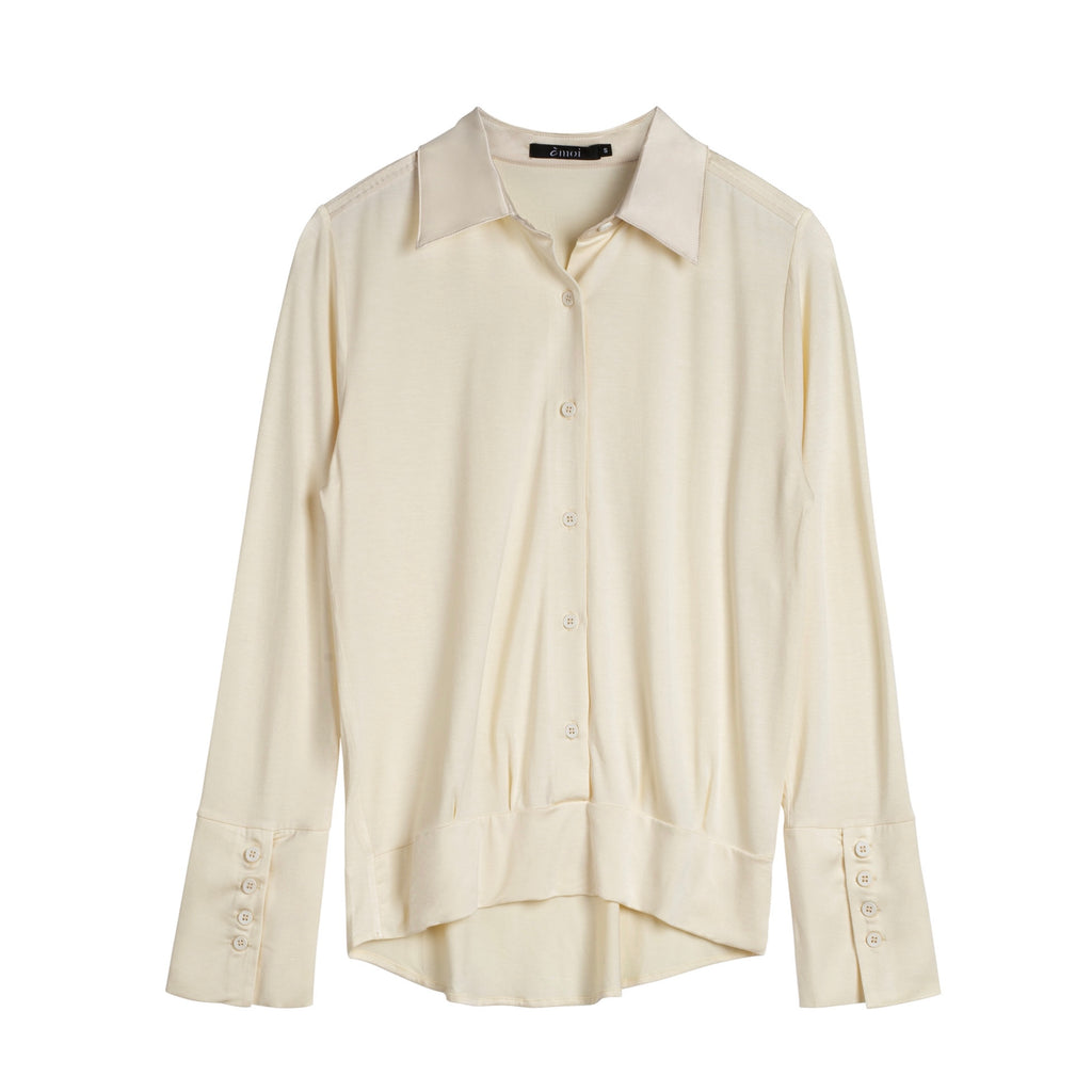 Wide Cuff Chemise | Cream [Final Sale]