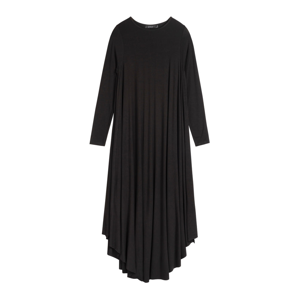 Midi Maxi Dress | Black
