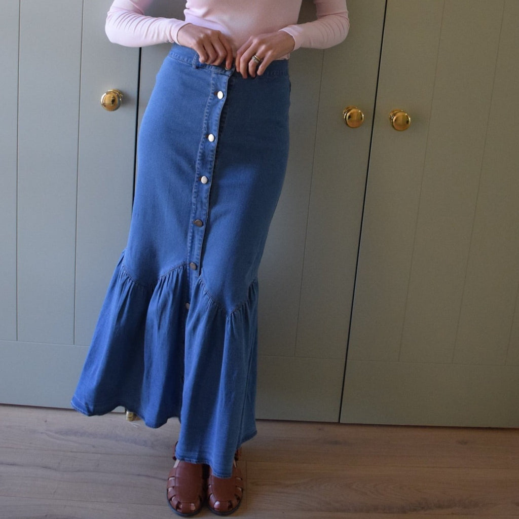 Country Denim Skirt [Final Sale]