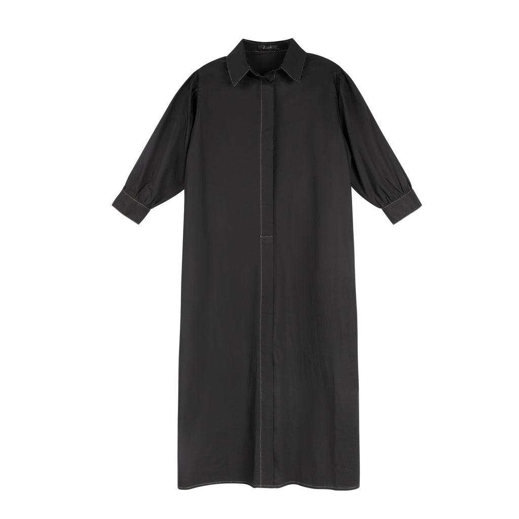 Lille Shirtdress | Black [Final Sale]