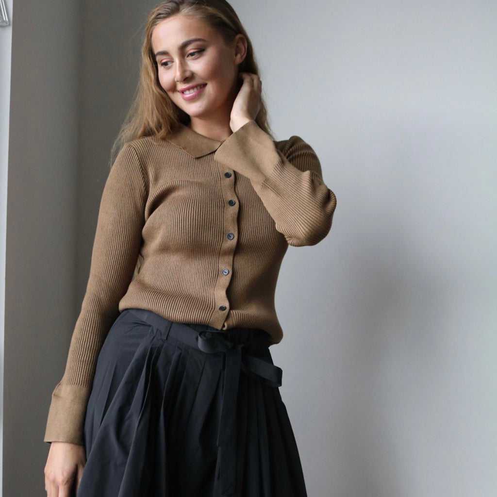 Belle Sweater | Caramel  [Final Sale]