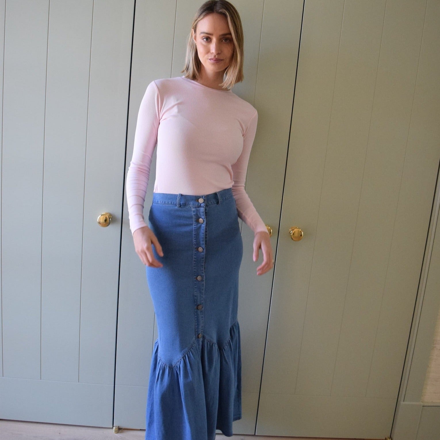 Country Denim Skirt [Final Sale]