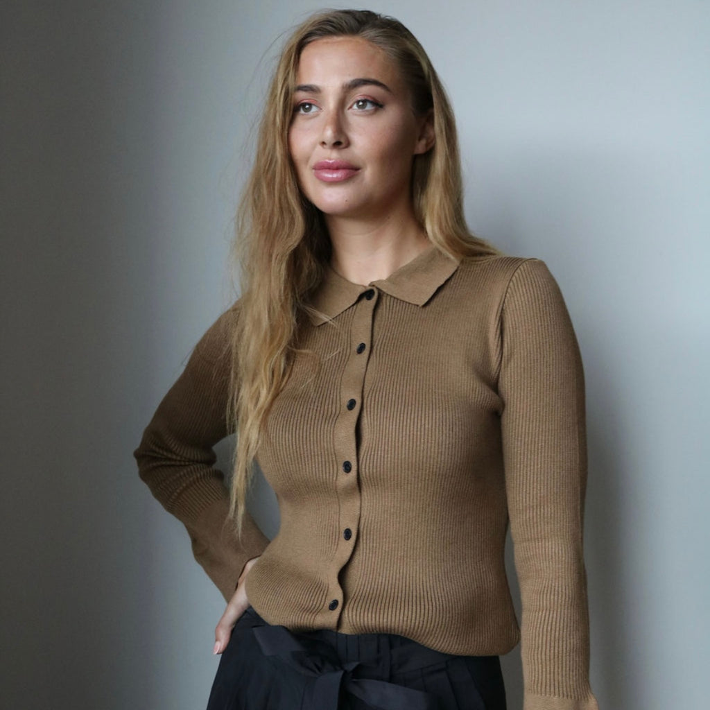 Belle Sweater | Caramel  [Final Sale]