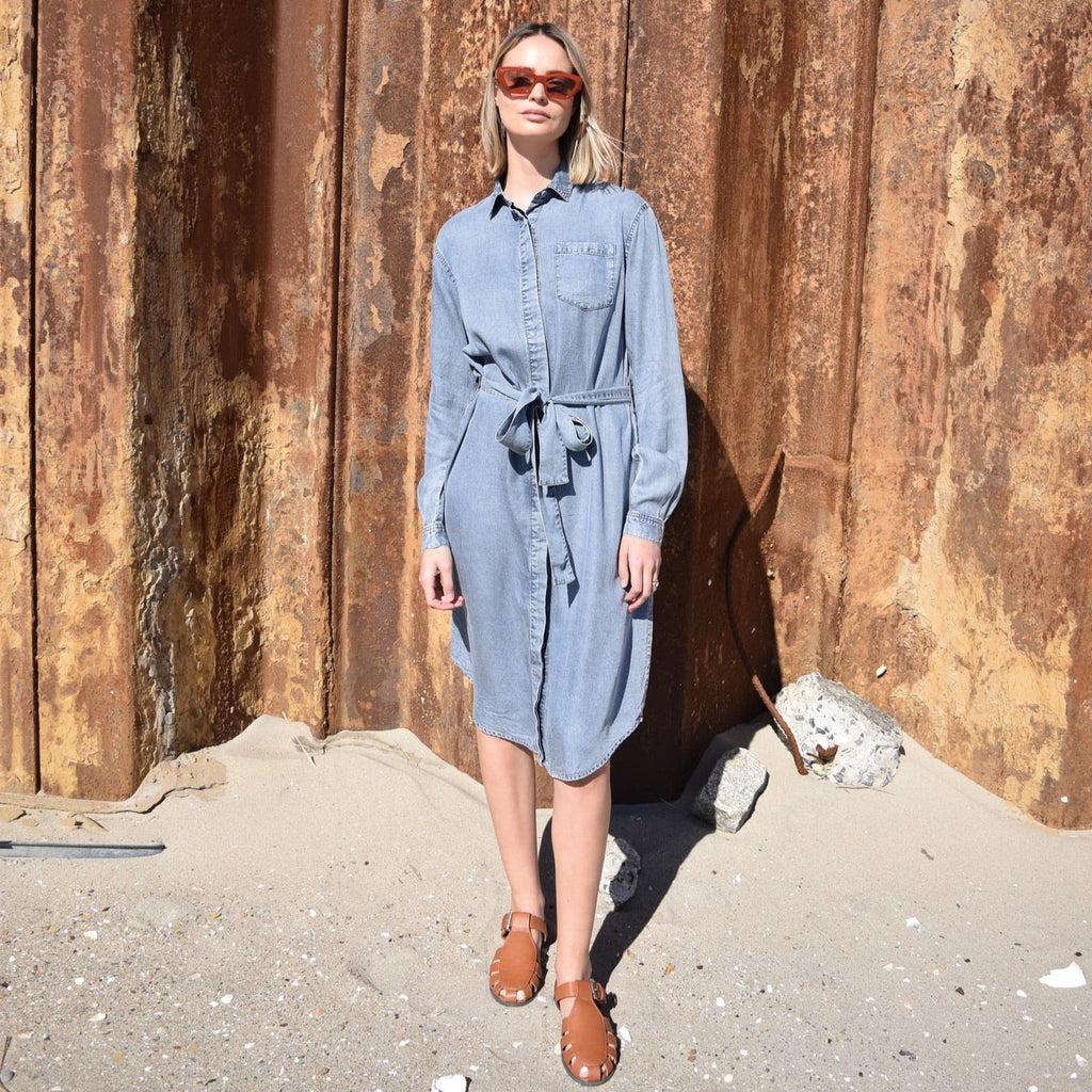 Denim Shirt Dress [Final Sale]