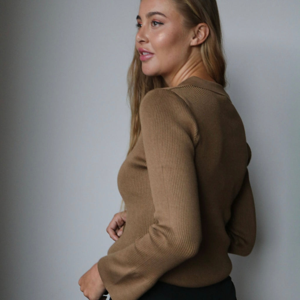 Belle Sweater | Caramel  [Final Sale]