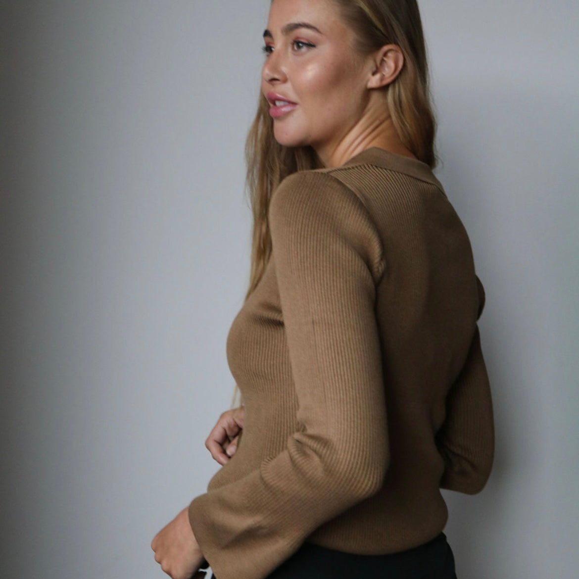 Belle Sweater | Caramel  [Final Sale]