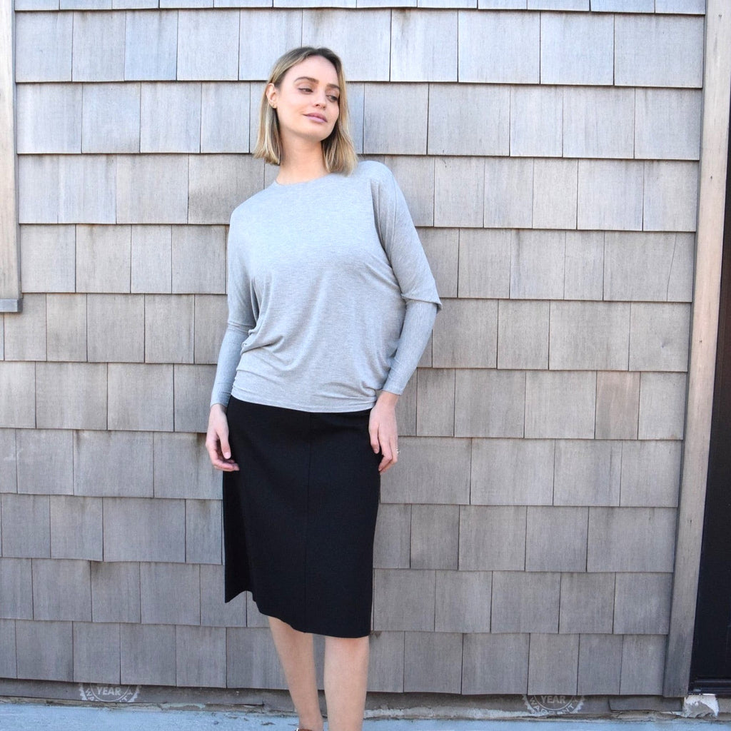 Basic A-line Skirt | Black [Final Sale]
