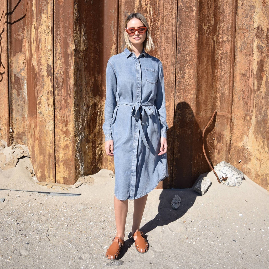 Denim Shirt Dress [Final Sale]
